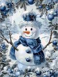 Skyboda Christmas Diamond Art Kits for Adults Beginners, Christmas Snowman Diamond Painting Kits for Adults,5D Full Drill DIY Diamond Dot Gem Art Kit Wall Home Decor Arts Craft 12x16 inch