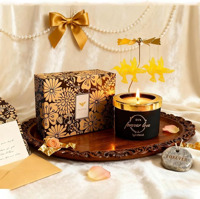 Candle Gifts for Women, Birthday Gift for Women & Mom, Unique Personalized Gifts for Daughter Sister Friends, Funny Candle Sets, Funny Candle Gift for Woman in Christmas (BLK Hummingbird)