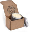 BeeTheLight Beeswax Jar Candle - 100% Pure USA Bees Wax in Glass Container - Vanilla Honey