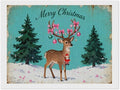 AIVKIEJK Diamond Painting Kits for Adults - Merry Pink Christmas Santa Deer & Tree Painting DIY 5D Full Drill Diamond Dots Paintings with Diamonds Gem Art and Crafts Home Decor 12"x16"