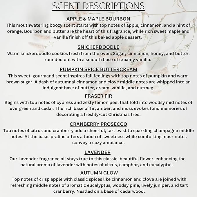 Wickless Pine Scented Candle for Candle Warmer Lamp, Many Scents to Choose, 100% Non-Toxic Soy Wax, Candle Melts for Warming Plate, Handmade in The USA (Fraser Fir)