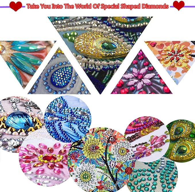 6 Packs Christmas Animal DIY Painting Greeting Cards for Adults Gifts