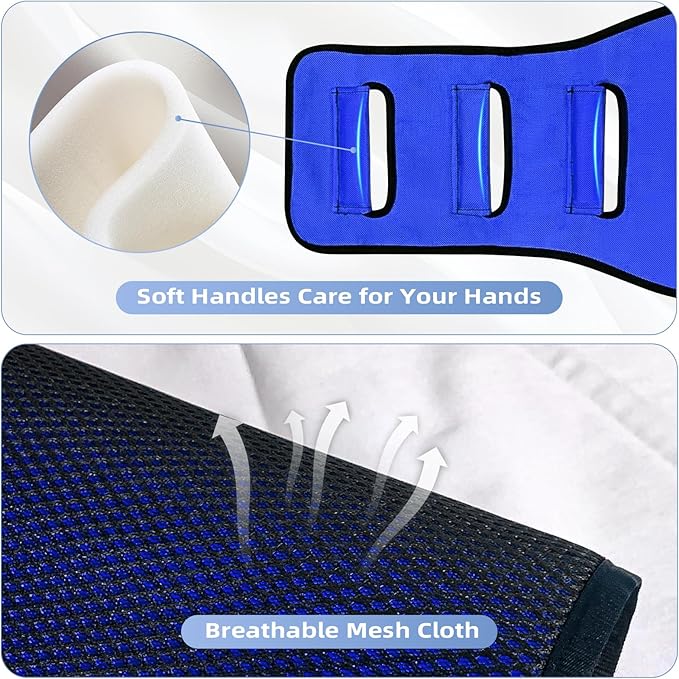 Transfer Sling, Lift Assist Gait Belts for Seniors, Transfer Belt for Elderly and Disabled, Bed Assist Mobility Belt for Patient Care