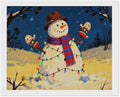 AIVKIEJK Diamond Painting Kits for Adults - Christmas Winter Snowman & Twinkling Painting DIY 5D Full Drill Diamond Dots Paintings with Diamonds Gem Art and Crafts Home Decor 16"x20"