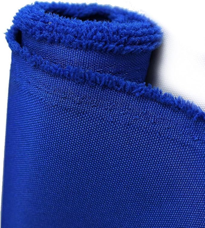 Foreate Waterproof Canvas Fabric by The Yard 600D Upholstery Fabric for Chairs 58" Wide Indoor Outdoor Water Resistant Canvas Polyester Material Sewing DIY Cloth, 10 Yards Royal Blue