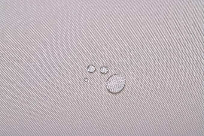 Mybecca Waterproof Canvas Marine Fabric 600 Denier Indoor/Outdoor PU Backing UV Protector Silver 1 Yard