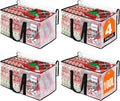 RoomHacks Clear Moving Bags Heavy Duty Extra Large, Moving Supplies with Reinforced Handle and Double Zipper, Storage Bags for Moving Essential, Packing Bags Alternative to Moving Box(4 Packs, Clear)
