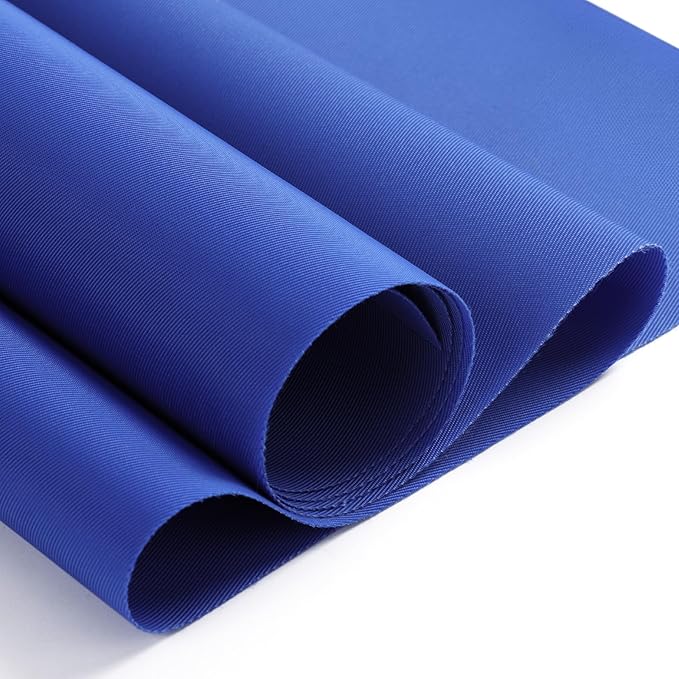 Nylon Fabric, 58" W 420D Waterproof Fabric 2 Yard Ripstop Nylon Material Outdoor Upholstery Twill Sewing Material for Patio Chair, Lining, Cushion, Purse, Tote Bag, Tent, Tarp Cover, DIY Project Blue
