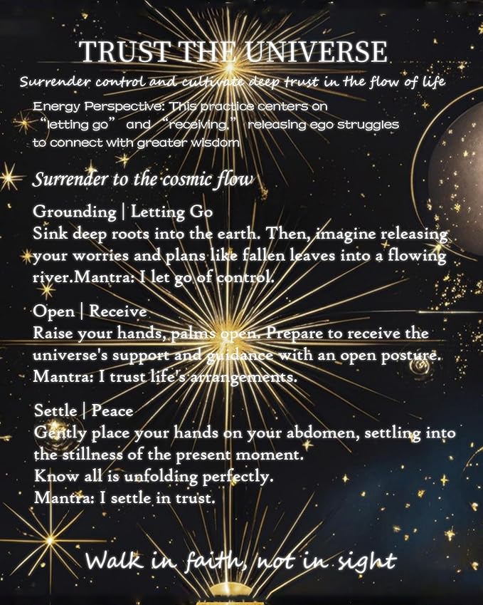 Healing Candles, Manifestation Magical Candles, Energy, Chakras, Law of Attraction, Gifts to Empower Women, Birthday Graduation Gifts, Emotional Support. (Trust The Universe)