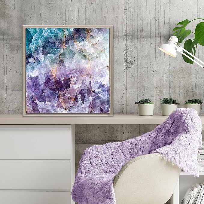 PIXY CANVAS Floater Frame 12x12 for 3/4 (0.75) inch Deep Canvas Paintings/Canvas Prints/Wood Canvas Panels/Wall Art/Wall Decor/Home Decor/Artwork (Champagne, 12 x 12 inch, Square)