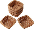 Constructive Playthings Plastic Wicker Baskets for Storage in Educational or Home Setting, Stores Toddler Toys, Keys, Jewelry and Classroom Supplies, Stackable, Set of 12 Woven Baskets