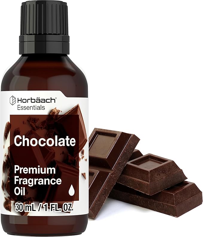 Horbäach Chocolate Fragrance Oil | 1 fl oz (30ml) | for Diffusers, Candle and Soap Making, DIY Projects & More | Premium Grade