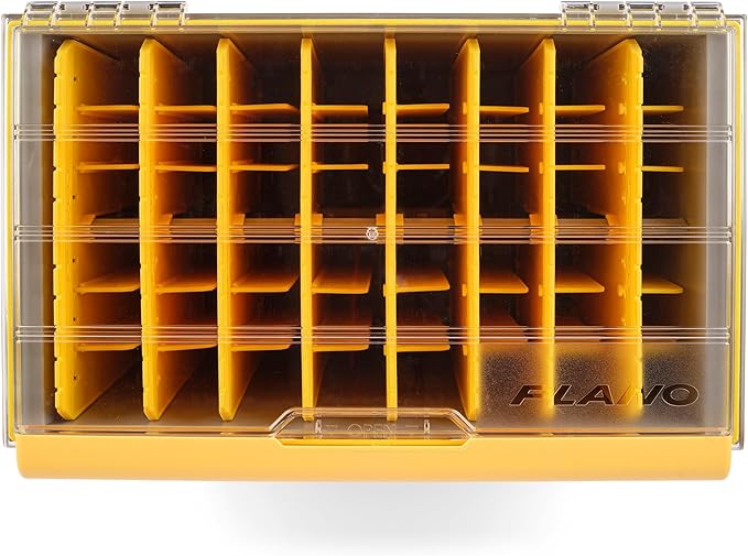 Plano EDGE Deep Hang Box, Stores 48 Crankbaits, with Rust-Preventive Rustricor, Dri-Loc Watertight Seal, WaterWick, DuraView Transparent Lid, Stackable Storage for Fishing Organization