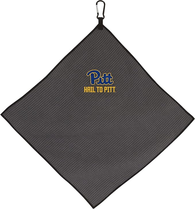 Team Effort Collegiate 15" x 15" Grey Microfiber Towel