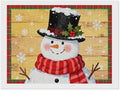 AIVKIEJK Diamond Painting Kits for Adults - Festive Snowman Red Scarf Painting DIY 5D Full Drill Diamond Dots Paintings with Diamonds Gem Art and Crafts Home Decor 12"x16"