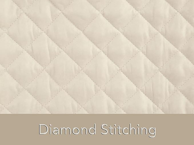 Covermates Keepsakes Blender Cover – Quilted Appliance Protector for Food Processors – Dust & Stain Resistant, Washable Slip‑On Design for Countertop Storage, Cream