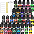 FansArriche Candle dye - 26 Colors Liquid Oil-Based dye for Candle Wax, Vivid Candle Color for DIY Candle Making, Highly Concentrate Natural Candle Color