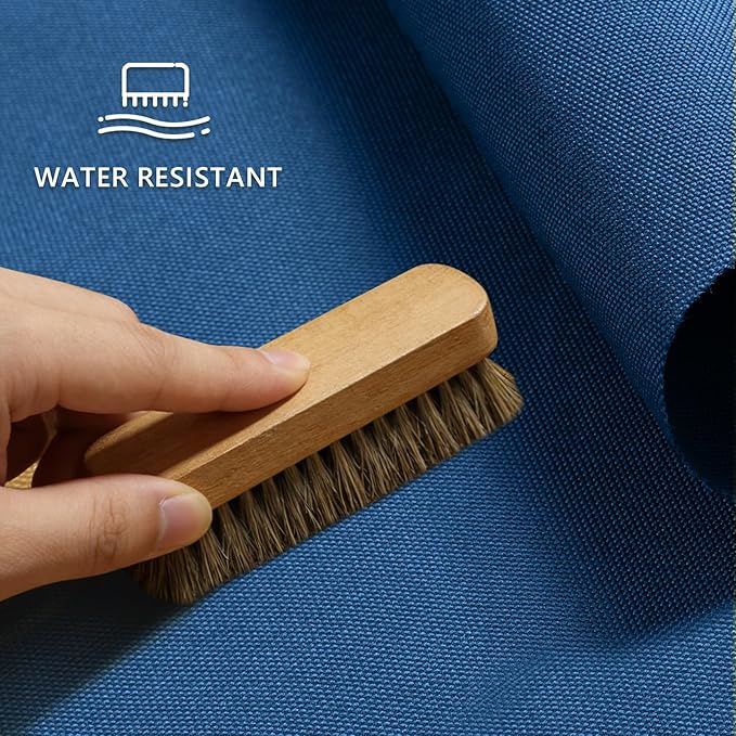 Waterproof Canvas Fabric by The Yard 58inch 600D Upholstery Material Polyester Fabric Outdoor Water Resistant Fabric for Sewing Chair Patio Cushion Purse Bag Interior, 12 Yard Ocean Blue