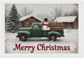 AIVKIEJK Diamond Painting Kits for Adults - Christmas Truck with Snowman & Cabin Winter Painting DIY 5D Full Drill Diamond Dots Paintings with Diamonds Gem Art and Crafts Home Decor 8"x12"