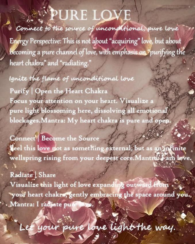 Crystal Candle, Healing Energy Protection Gift, Mindful Intentions, Best Friend, Mother's Birthday Gift.(Pure Love)