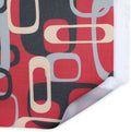 Ottertex Waterproof Printed Outdoor PFAS-Free 600 Denier UV Resistant Canvas Fabric by The Yard - for Sewing Or Upholstering Furniture, Awnings, Accessories, & More (Red Retro, 10 Yards)
