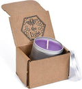 BeeTheLight Beeswax Jar Candle - 100% Pure USA Bees Wax in Glass Container - All Natural Light Honey Scent