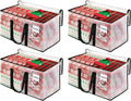 BlissTotes Clear Moving Bags Heavy Duty, 76L Extra Large Storage Bags with Zipper & Reinforced Handles, Waterproof PP Moving Totes for Clothes, Bedding, Comforters, Space Saving Storage (4 Pack)