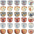2.5oz Candle Tins for Candle Making 24 Pcs Empty Candle Tins with Lids Candle Jars (6 Colors)