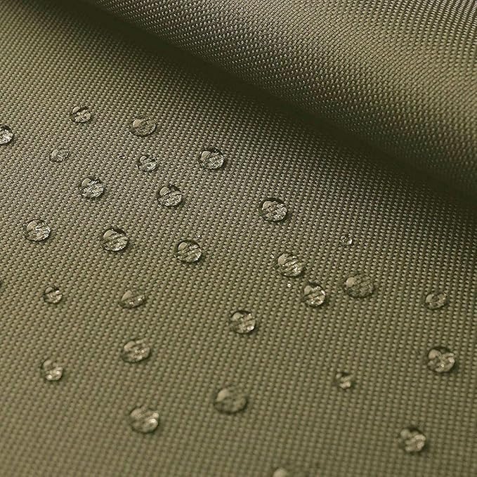 Mybecca Waterproof Canvas Marine Fabric 600 Denier Indoor/Outdoor PU Backing UV Protector Coyote Tan 1 Yard