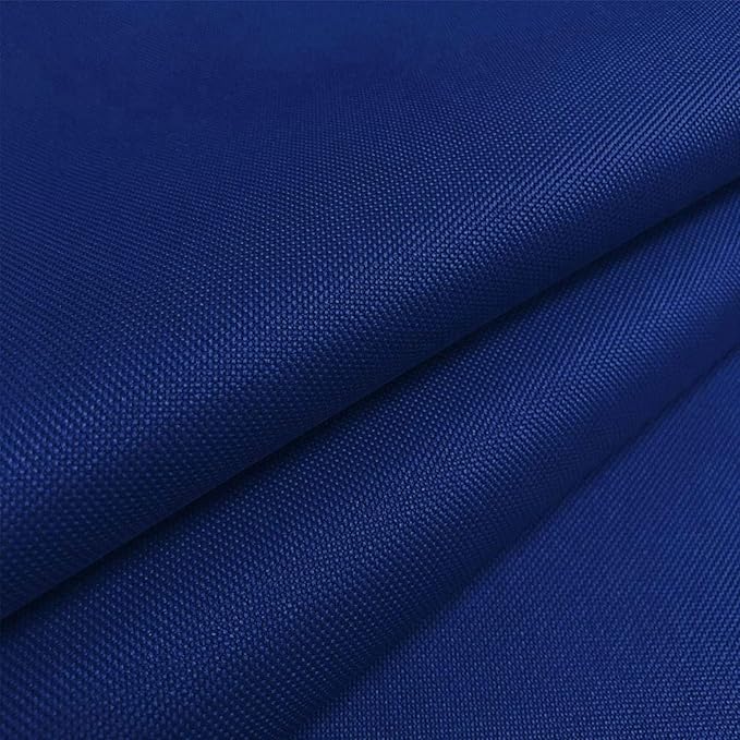 Foreate Waterproof Canvas Fabric by The Yard 600D Upholstery Fabric for Chairs 58" Wide Indoor Outdoor Water Resistant Canvas Polyester Material Sewing DIY Cloth, 10 Yards Royal Blue