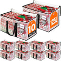 RoomHacks Clear Moving Bags Heavy Duty Extra Large, Moving Supplies with Reinforced Handle and Double Zipper, Storage Bags for Moving Essential, Packing tote Alternative to Moving Box(10 Packs, Clear)