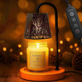 Black Candle Warmer Lamp with Timer Dimmer Adjustable Height for All Size Jar Candles, Birthday Gifts for Women Mom,Tree Candle Warmer for House Warming Gifts New Home Decor