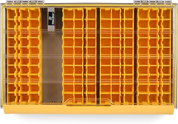 Plano EDGE 3700 Hard Minnow Box, Stores 30-50 Fishing Baits, with Rust-Preventive Rustricor, Dri-Loc Watertight Seal, WaterWick, Transparent DuraView Lid, Storage for Hard Bait and Lures