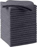 HOMEXCEL Grey Microfiber Cleaning Cloths, 20 Pack Cleaning Rags - Lint Free & Scratch-Free Microfiber Towels for Cars, House & Kitchen, Absorbent Cleaning Towels, 11.5 x 11.5 Inch