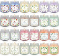 24 Pack Scented Candles with Added Natural Essential Oils, 3.5oz, Suitable for Various Festivals, Parties, Yoga, and Home Scene