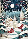 MEIYUDA Christmas Diamond Painting Kits for Adults, 5D Abstract Christmas Tree Diamond Art Kits for Beginners, DIY Gem Art Crystal Painting for Home Wall Decor and Present 12x16inch