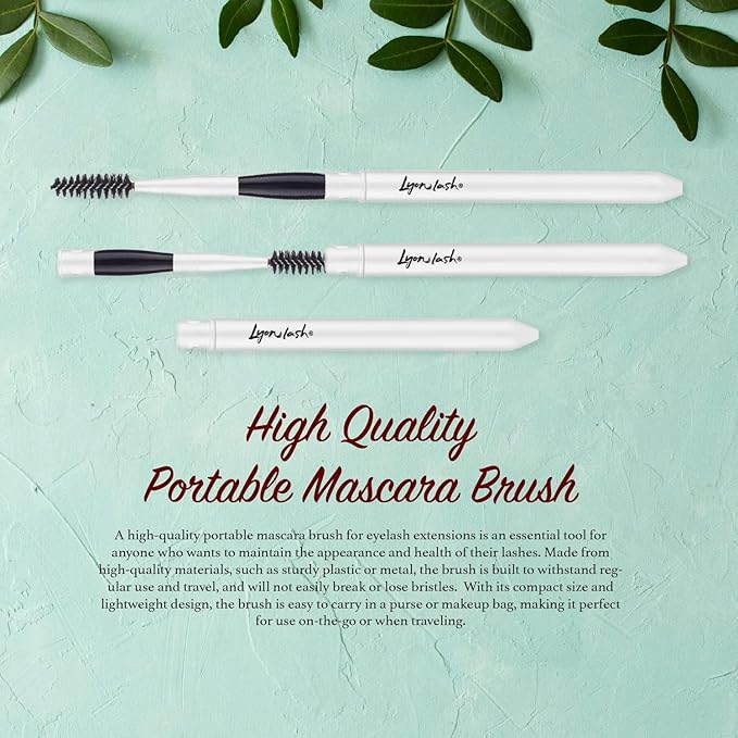 Lyon Lash Eyelash Extension Shampoo (Lemon), Oil Free Foam Cleanser Kit | Remove Eye Makeup & Oil & Dust | Professional Salon And Home Use (60ml + 1 mascara wand + 1 cleansing brush)
