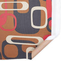 Ottertex Waterproof Printed Outdoor PFAS-Free 600 Denier UV Resistant Canvas Fabric by The Yard - for Sewing Or Upholstering Furniture, Awnings, Accessories, & More (Brown Retro, 10 Yards)