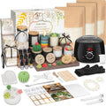 Candle Making Kit for Adults & Beginners - 103Pcs All-in-One DIY Candle Supplies with 1200g Natural Soy Wax, DIY Candle Making Supplies with Digital Wax Warmer | Perfect for Home Craft & Gifting