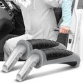 NINEMAX Car Door Handle for Elderly Car Handle Assist Support, Auto Grab Handles, Portable Car Door Cane for Seniors, Handicap (Black, Grey 2 pcs)