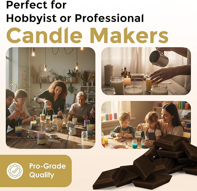 Butterscotch Candle Dye - Made in The USA - Premium Colorants - Highly Concentrated - Popular Colors for Paraffin or Soy Wax - Great for Professionals or Hobbyist - 50 Dye Chips