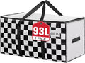 Extra Large Moving Bags Heavy Duty Storage Bags with Zipper Handles, BETU 1 Pack Clothes Storage Totes Bins Packing Moving Boxes, Moving Supplies for College Dorm Essentials, Space Saving,White Plaid