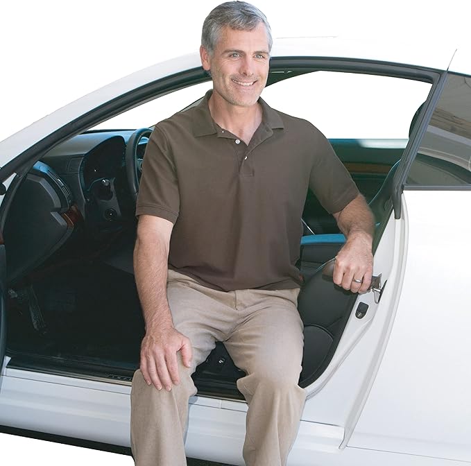 Able Life Auto Assist Grab Bar, Portable Vehicle Support Handle for Standing Assistance, Ergonomic Cane with Built-in Key Compartment for Adults, Seniors, and Elderly