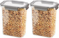 Oggi Clarity Leak-Proof Airtight Food Storage Container - Ultra clear, BPA free, Sealable Container with Lid, Ideal for kitchen storage, Kitchen Organization, Perfect Meal Prep Containers. 135oz/4lt