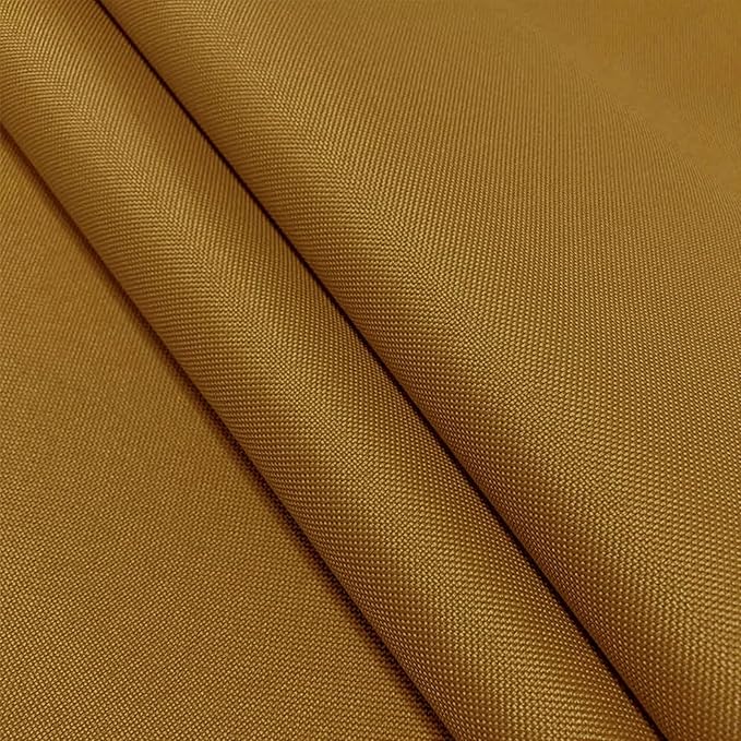 Foreate Waterproof Canvas Fabric by The Yard 600D Upholstery Fabric for Chairs 58" Wide Indoor Outdoor Water Resistant Canvas Polyester Material Sewing DIY Cloth, 10 Yards Light Brown
