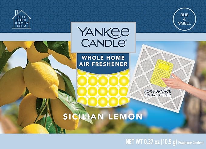 Yankee Candle Sicilian Lemon Whole Home Air Freshener (Pack of 8)