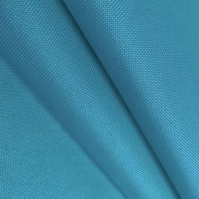 Foreate Waterproof Canvas Fabric by The Yard 600D Upholstery Fabric for Chairs 58" Wide Indoor Outdoor Water Resistant Canvas Polyester Material Sewing DIY Cloth, 5 Yards Cyan Blue