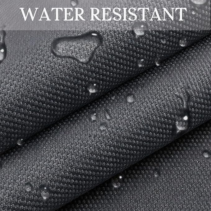 Waterproof Canvas Cloth Fabric by The Yard 60" W 600D Oxford Polyester Upholster Fabric Water Resistant Material for Outdoor Furniture Chair Cushion Cover DIY Sewing (1 Yard, Gray)