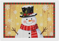 AIVKIEJK Diamond Painting Kits for Adults - Festive Snowman Red Scarf Painting DIY 5D Full Drill Diamond Dots Paintings with Diamonds Gem Art and Crafts Home Decor 8"x12"