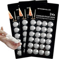 Candle Sticky Dots-White Candle Accessories- 72 Dots